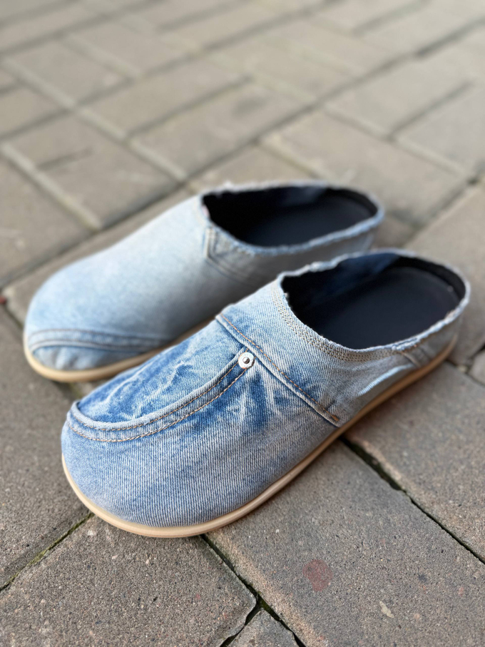 BABUSHI x OFF VINTAGE голубая джинса