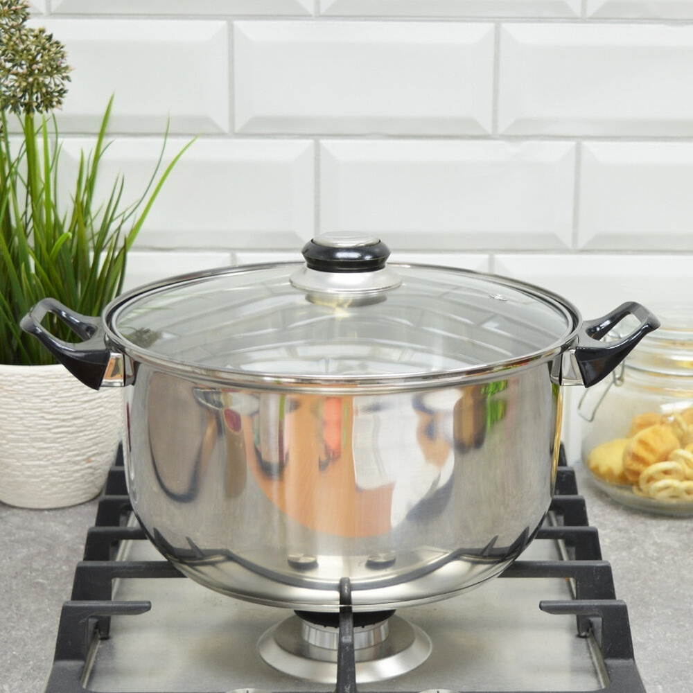 Кастрюля 4,9л нерж "Стрейтон"