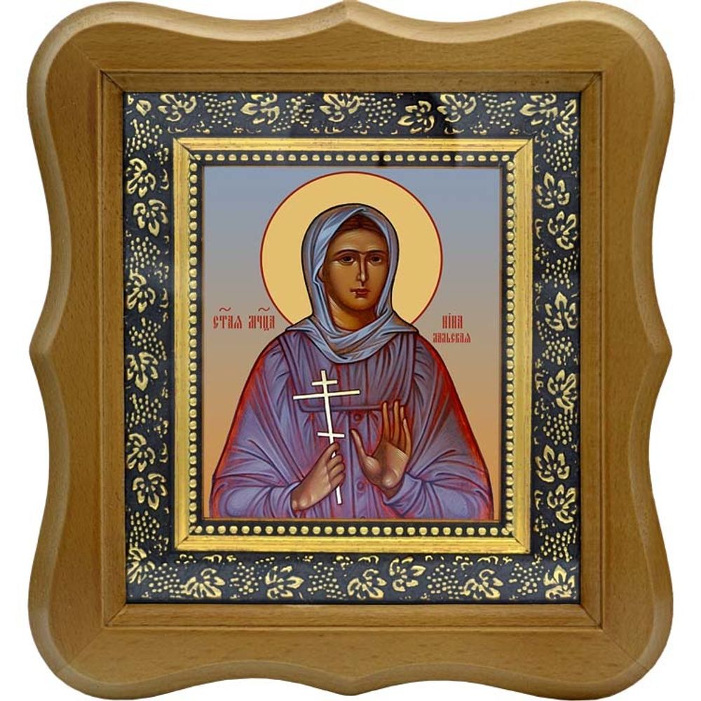 Нина Лальская (Кузнецова) мученица. Икона на холсте.