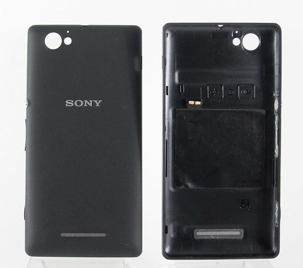 Задняя крышка для Sony C1904/C2005 (M/M Dual) Черный