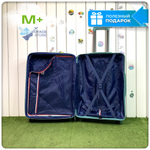 Средний чемодан Mironpan 11272, Бирюзовый, M+