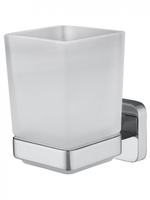 Стакан для зубных щеток с держателем WONZON & WOGHAND STILL, Хром (WW-6621)