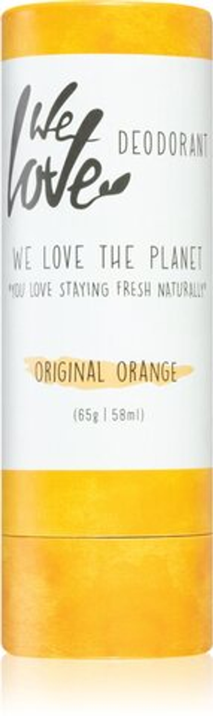 We Love The Planet You Love Staying Fresh Naturally Original Orange - дезодорант-стик Натуральный /   65  g  / GTIN 8719324977135
