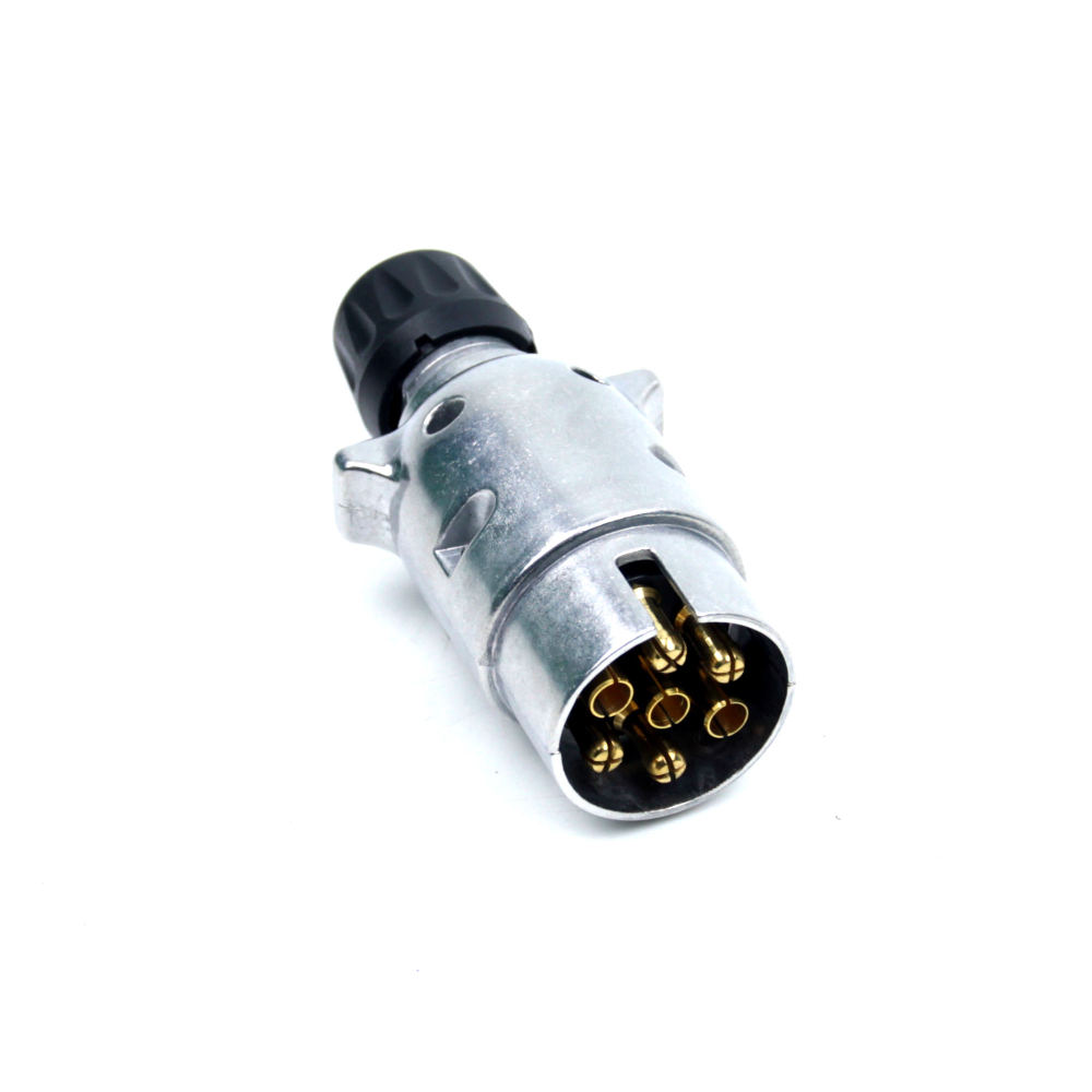 Вилка 7pin 12v 3053D (металл) Trailercom