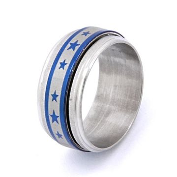 Кольцо стальное (91) "Звезды"