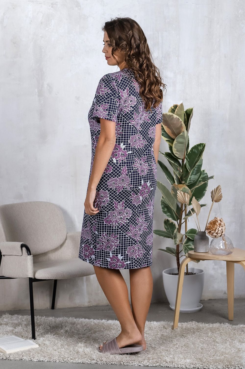 Халат Амели-3 Виотекс ЛИЛОВЫЙ