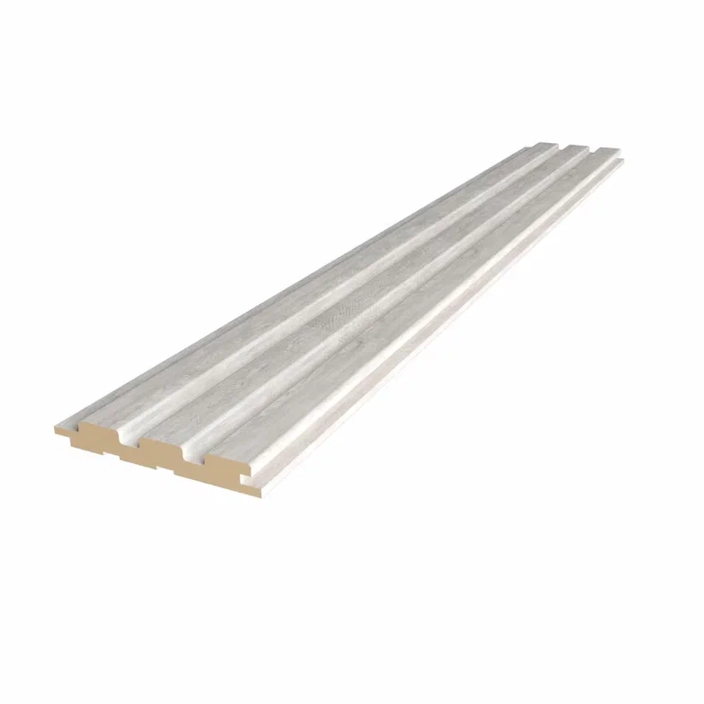 Стеновая реечная панель Альберо, Эко-шпон Дуб нордик, 120*16*2750 мм