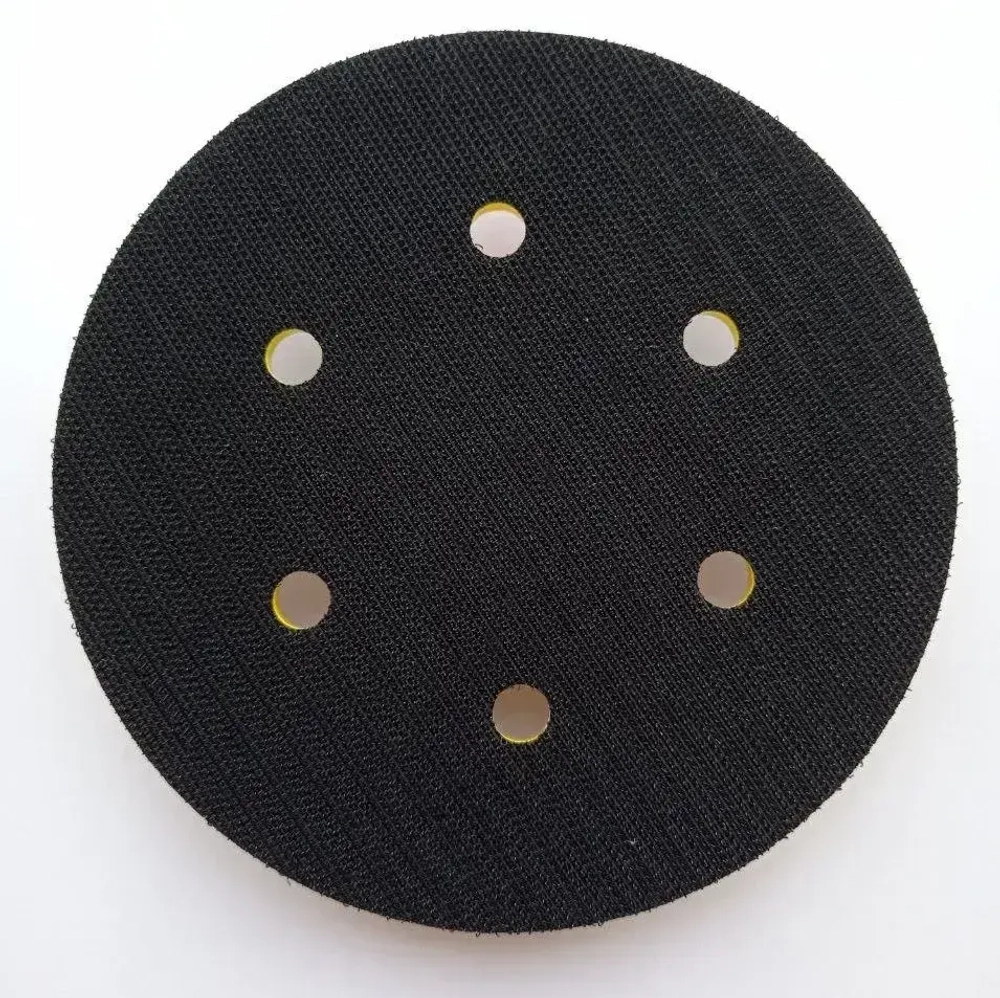 Диск подошва для шлифмашинок 150 мм с липучкой 6 отверстий