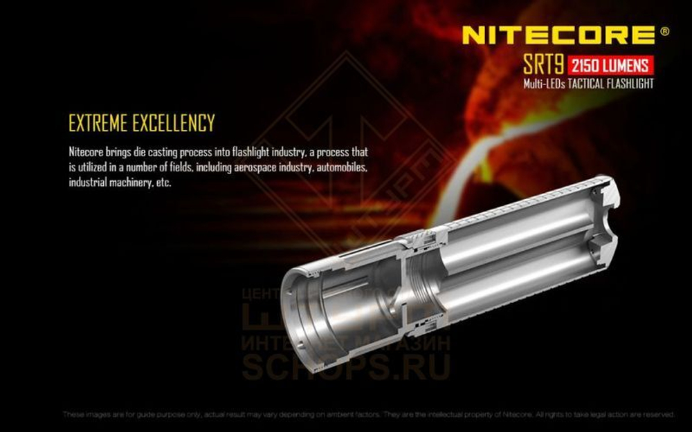 Фонарь Nitecore SRT9