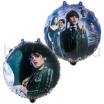 Фольгированная фигура, круг, Мрачная девочка 2ст,18"/46СМ