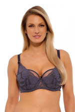 Серый бюстгальтер с чашками на тонком поролоне Keto (Размер: 90F) (Цвет: серый)