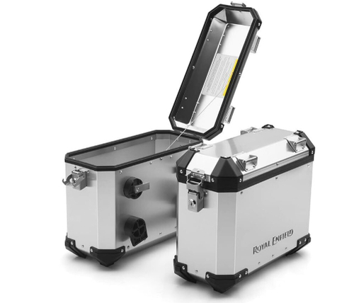 Кофры боковые Royal Enfield, Серебристые (Silver) – Himalayan и Scram 411, арт. 1990274