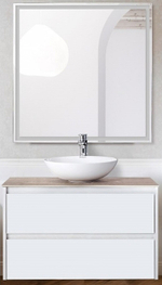 Тумба под раковину BelBagno Kraft 80 KRAFT-800-2C-SO-BO подвесная Bianco Opaco
