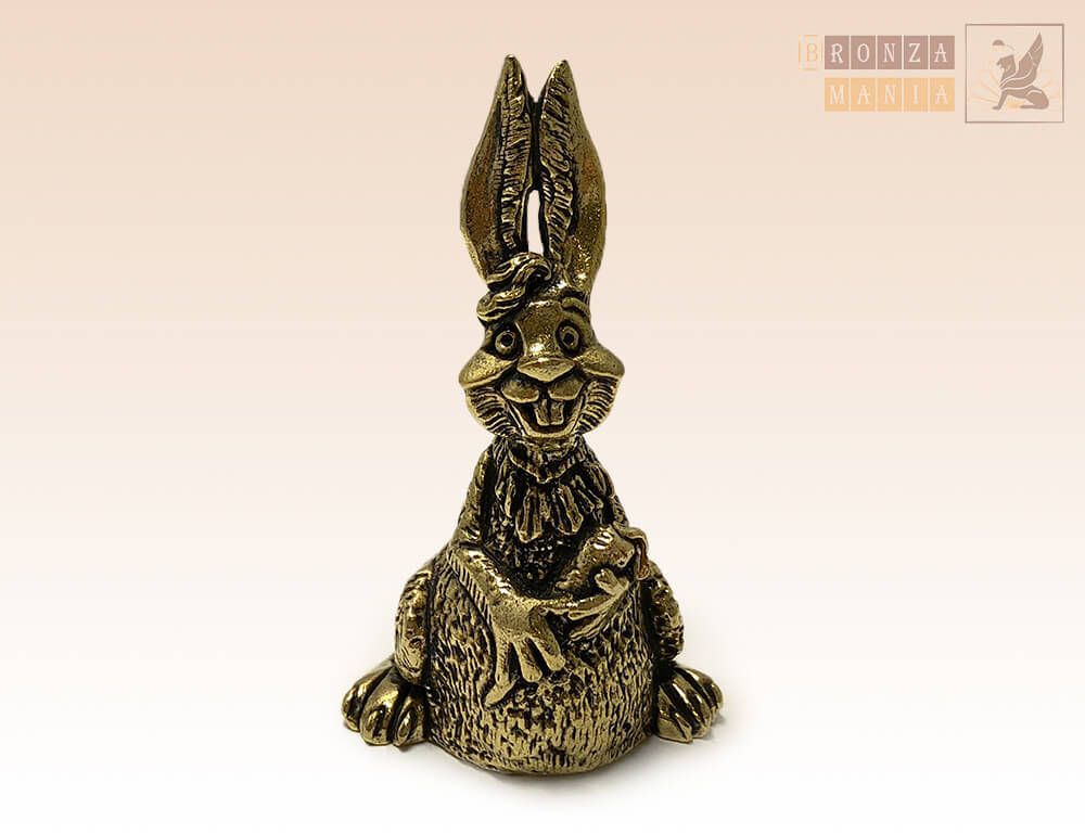 колокольчик Заяц - Кролик с морковкой