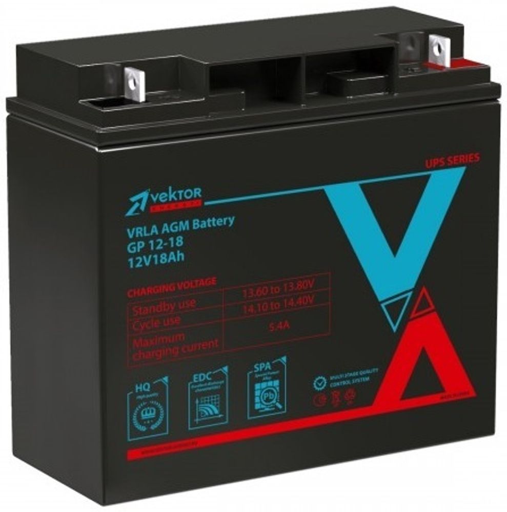 VEKTOR GP 12-18S аккумулятор