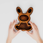 Менажница "Зайчик" из Сибирского кедра