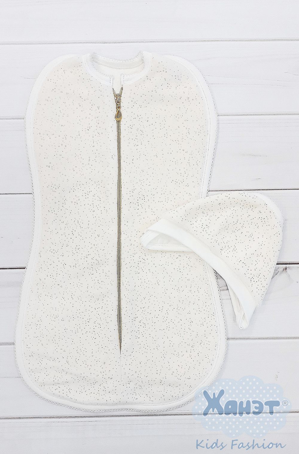 Пеленка-кокон + чепчик