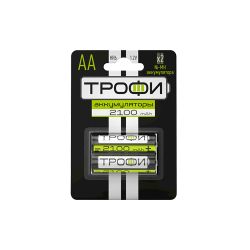 Аккумуляторы NiMH (никель-металлгидридные) Трофи HR6-2BL 2100 mAh GREEN POWER | Трофи