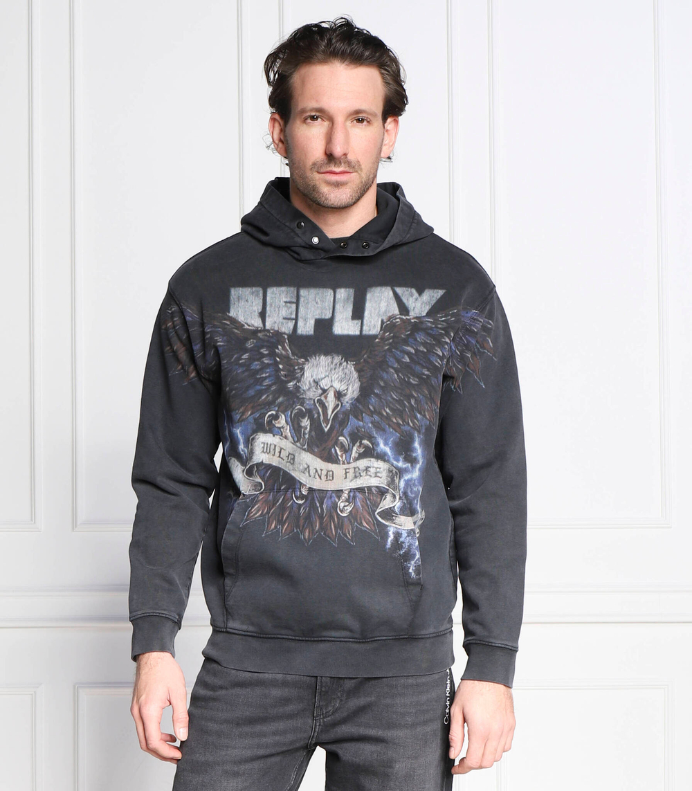 Худи Replay - графитовый(M6274.000.23436M)