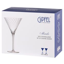 Набор из 2 бокалов для мартини Gipfel Maule 52379 300 мл