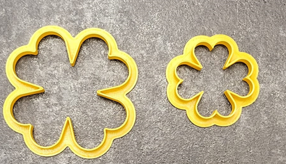 Комплект форм для печенья "Мать и дитя - Клевер"