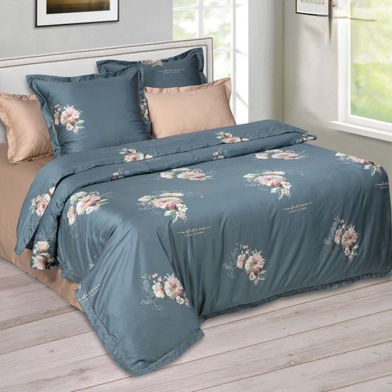 Евро комплект постельного белья Модика Тенсель