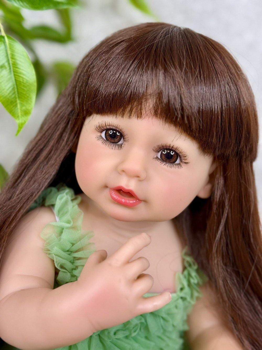 Кукла Реборн виниловая 55см в пакете (FA-567)