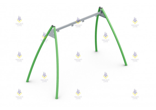 Качели металлические тип-1 с местом для 2 подвесов