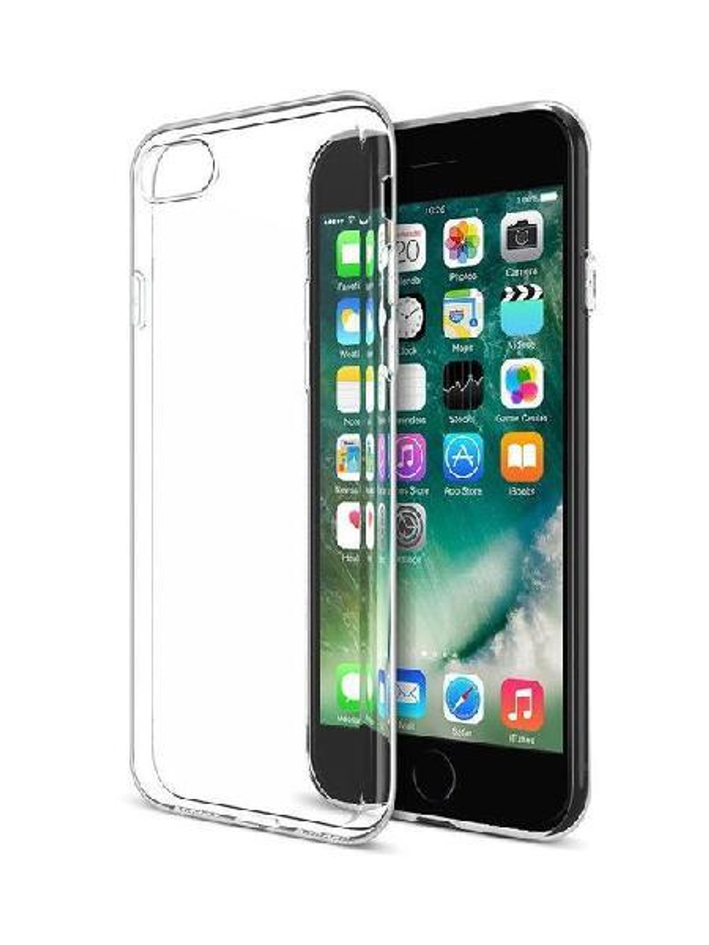 Прозрачный силиконовый чехол для Apple iPhone 7 / 7 Plus