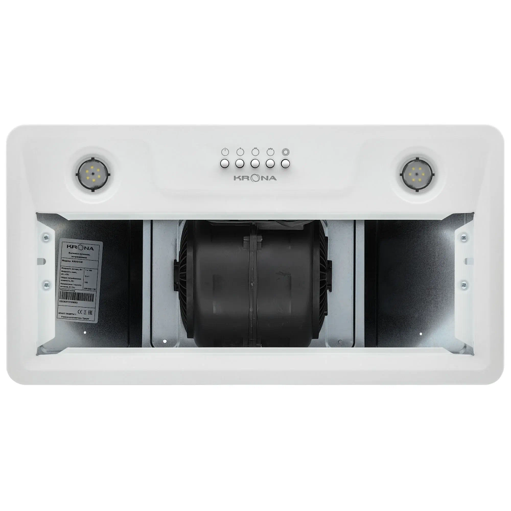 Встраиваемая вытяжка Krona LUISA 600 WHITE PB