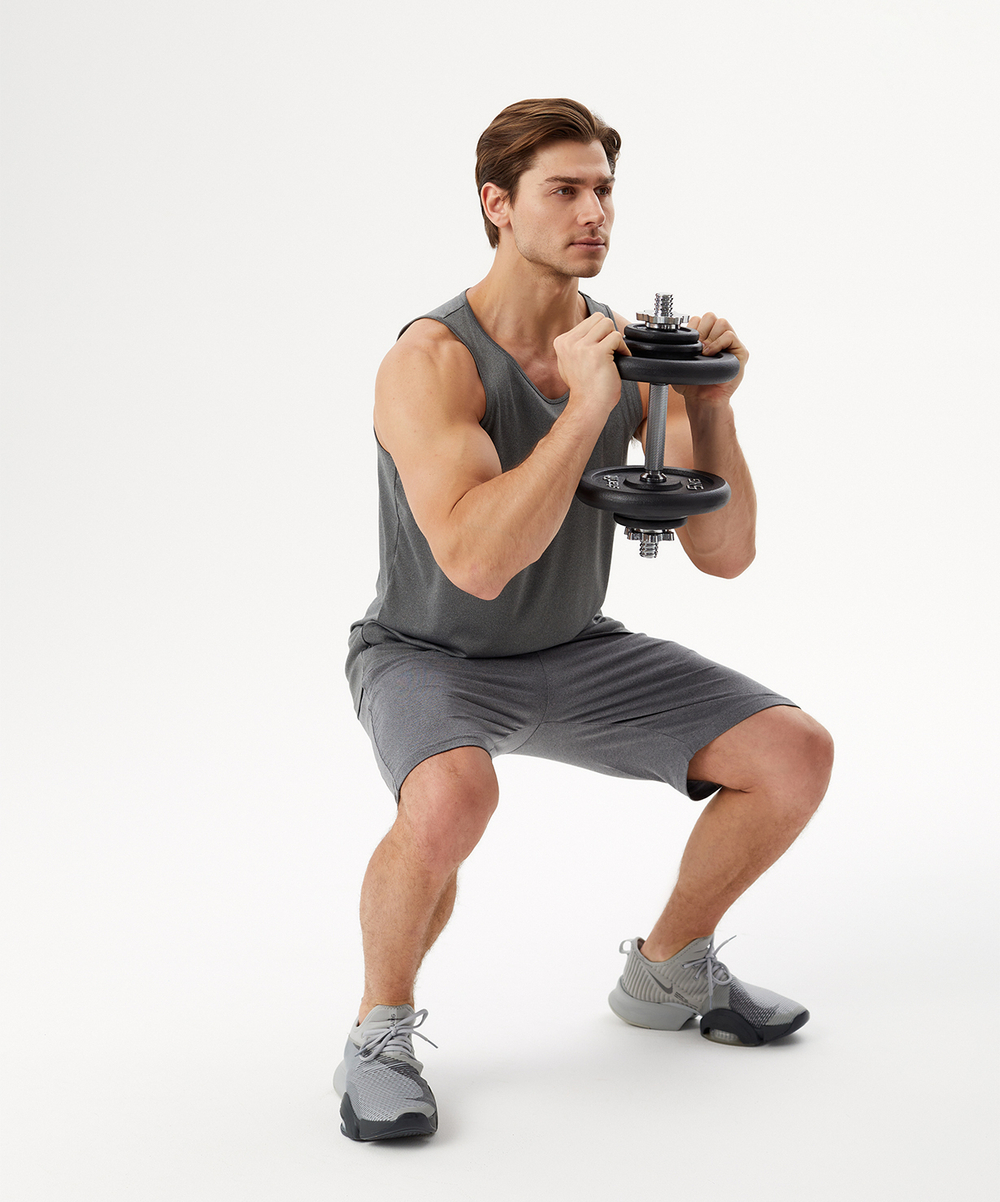 Гантель разборная чугунная в коробке DB-715, 10 кг