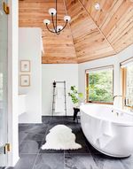 Плитка-сланец черный, натуральный скол Pharaon 600x600x10