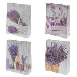 GAEM Пакет подарочный (бумага, плотность 210г/м2, блок микс 12шт), L31 W12 H40 см, 4в.