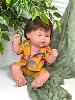 Кукла Manolo Dolls виниловая Leo 45см в пакете (8298)