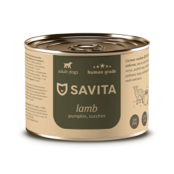 Savita - консервы для собак с ягнёнком, тыквой и кабачком