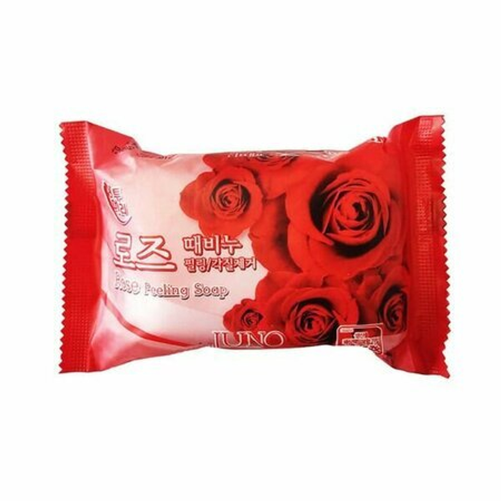 Косметическое пилинг-мыло c розой Juno Rose Peeling Soap