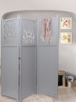 Ширма - перегородка для зонирования пространства деревянная резная "Прованс", 3 створки 1800 *480 мм