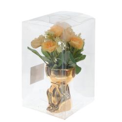 GAEM Цветочная композиция "Розы", L11 W11 H19 см