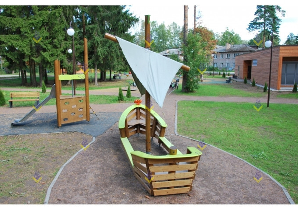 Игровой дворик Лодка