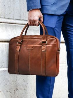 C240001 Camel - Сумка-портфель для ноутбука MP