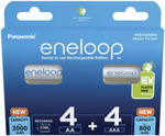 Аккумулятор Panasonic Eneloop BK-KJMCDE44E 4xAA(2000mAh) + 4xAAA(800mAh)