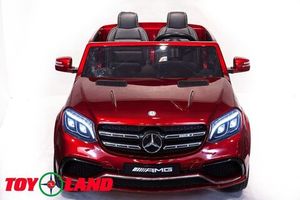 Детский электромобиль Toyland Mercedes-Benz GLS63 AMG красный