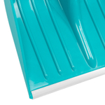 Лопата для уборки снега, полипропилен, 450х450х1355 мм, алюминиевый черенок, усиленная, LUXE Palisad