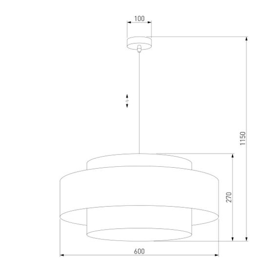 Подвесной светильник TK Lighting 4376 Calisto