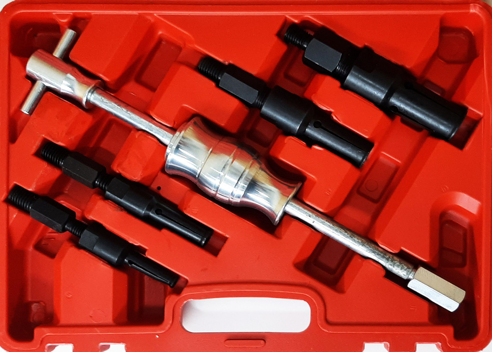 Набор съемников внутренних подшипников с обратным молотком 5 предметов / набор инструментов универсальный с обратным молотком