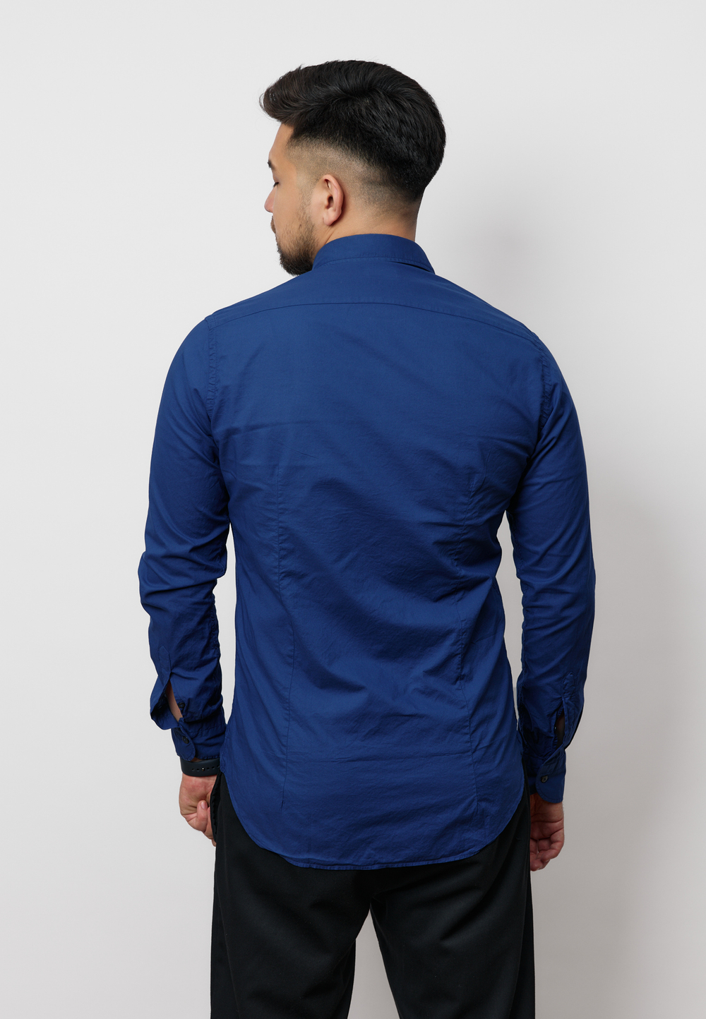 Рубашка мужская CASUAL DARK BLUE