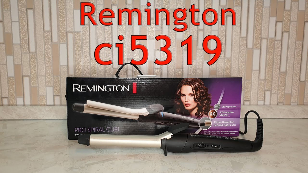 Плойка Remington CI5319 черный (19мм)