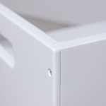 Стул перевертыш Чек, 74х34х34, растущий детский стол и стул 2в1 из фанеры березы, белый