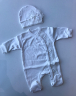 Комлект на выписку (комбинезон + шапка)  (Малышеево) интерлок Арт: 0605И (Размер: 56)
