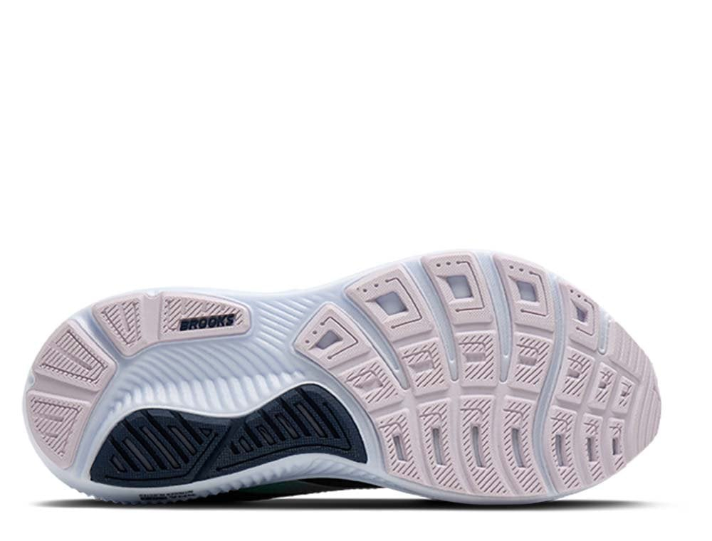 Кроссовки для бега женские Brooks Ghost 17 W Тёмно-синие/розовые